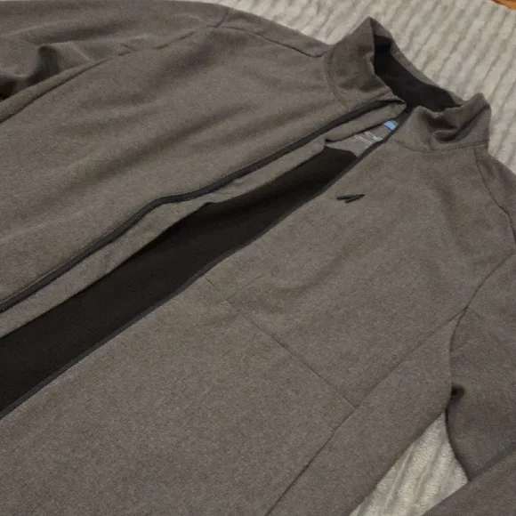 Men's Gray Performance Jacket - Picture 9 of 14